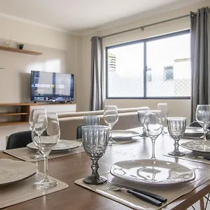 Dca51 - Pe Na Areia, Churrasqueira, 2 Garagens Apartamento